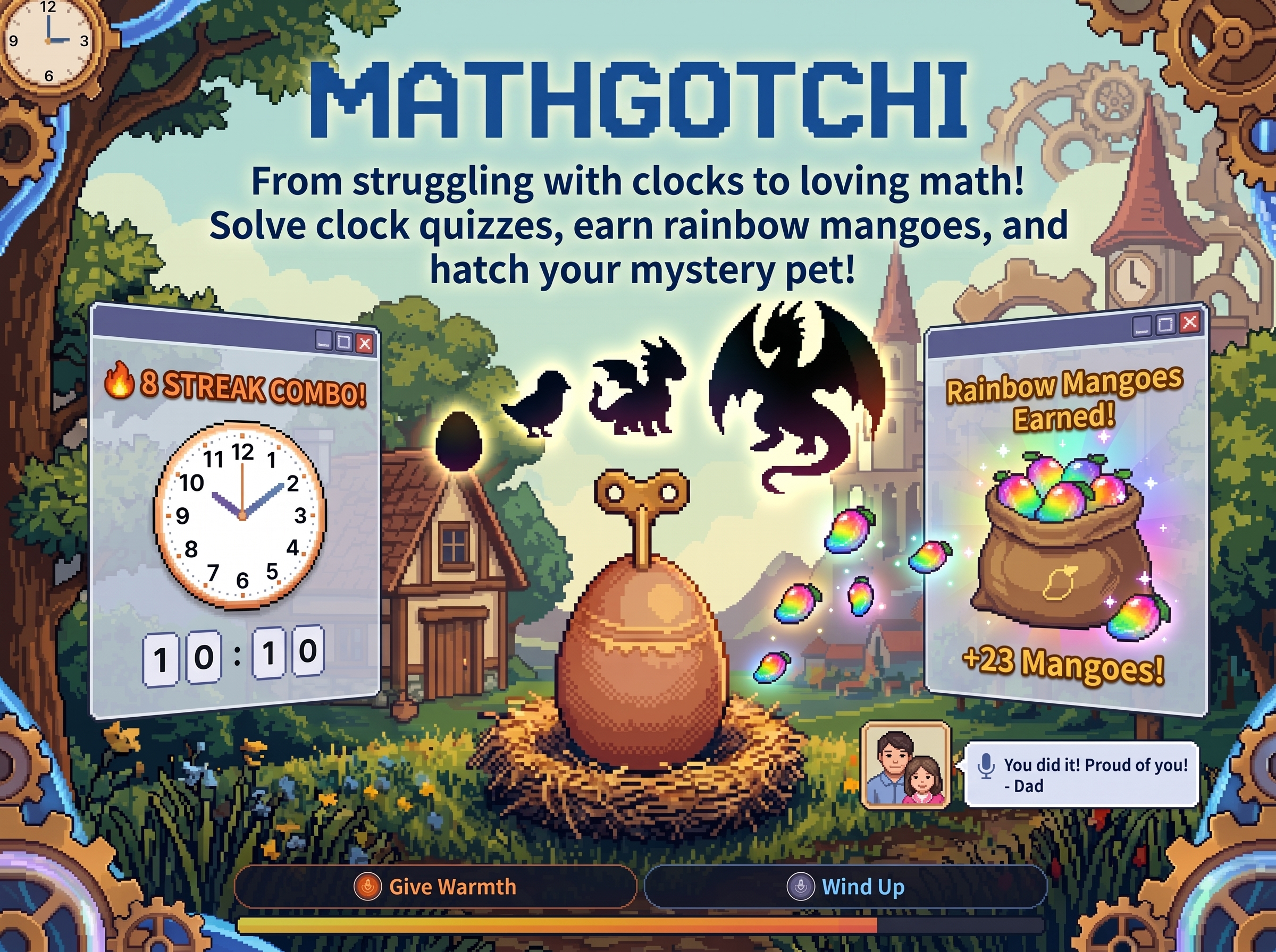 Mathgotchi App Concept Overview